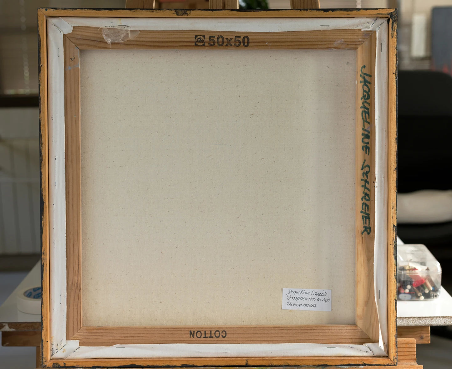 Composition in Red - And - Art works