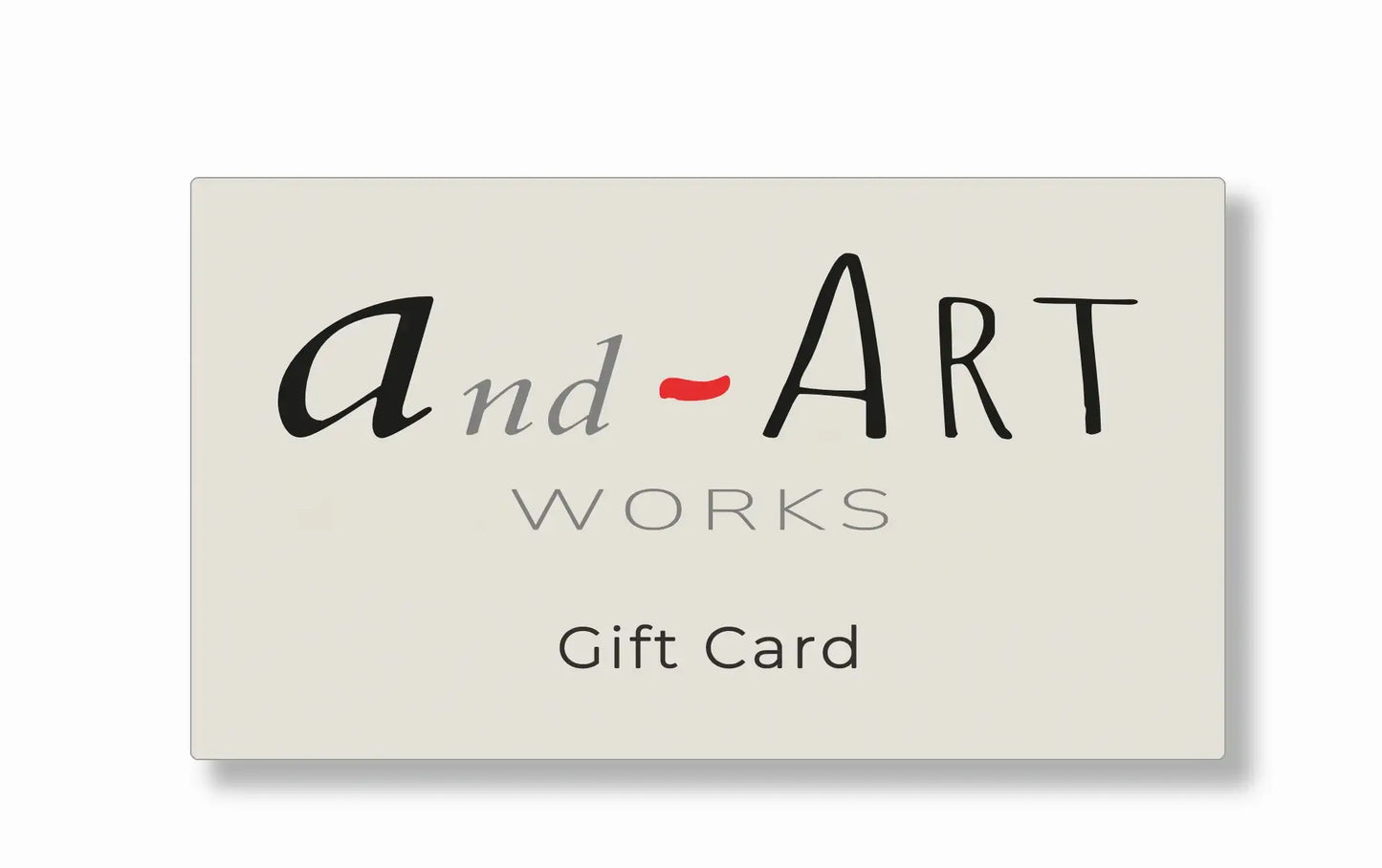 Gift Card - And - Art works