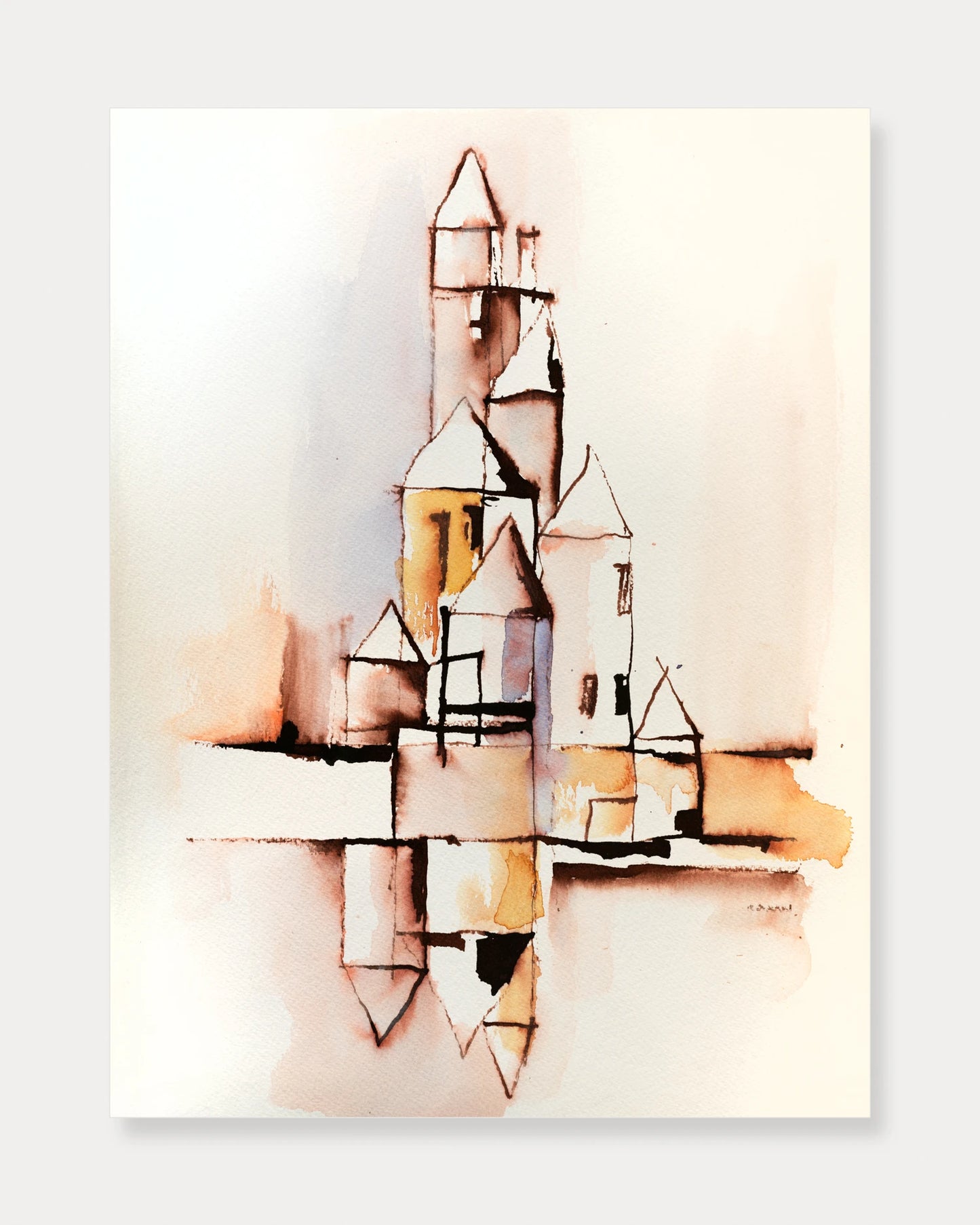 Castle with reflection