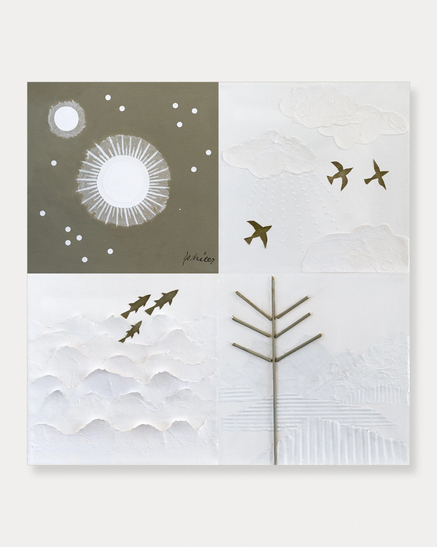 The Four Elements – Magical Polyptych by Jacqueline Schreier | And-Art ...