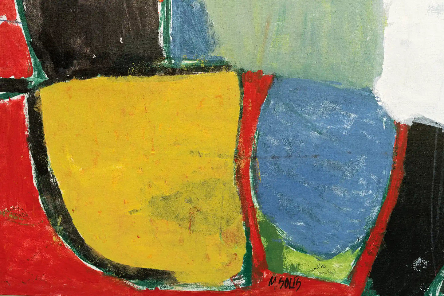 With three red stripes