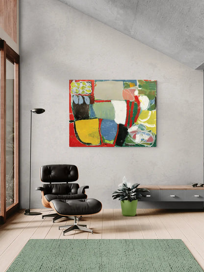 With three red stripes