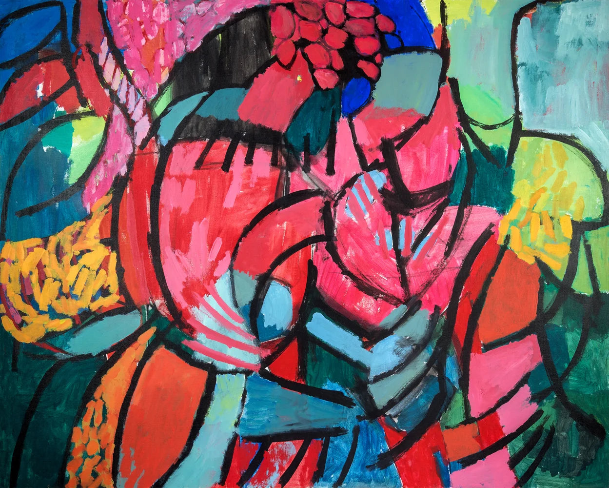 Mujer con Flores