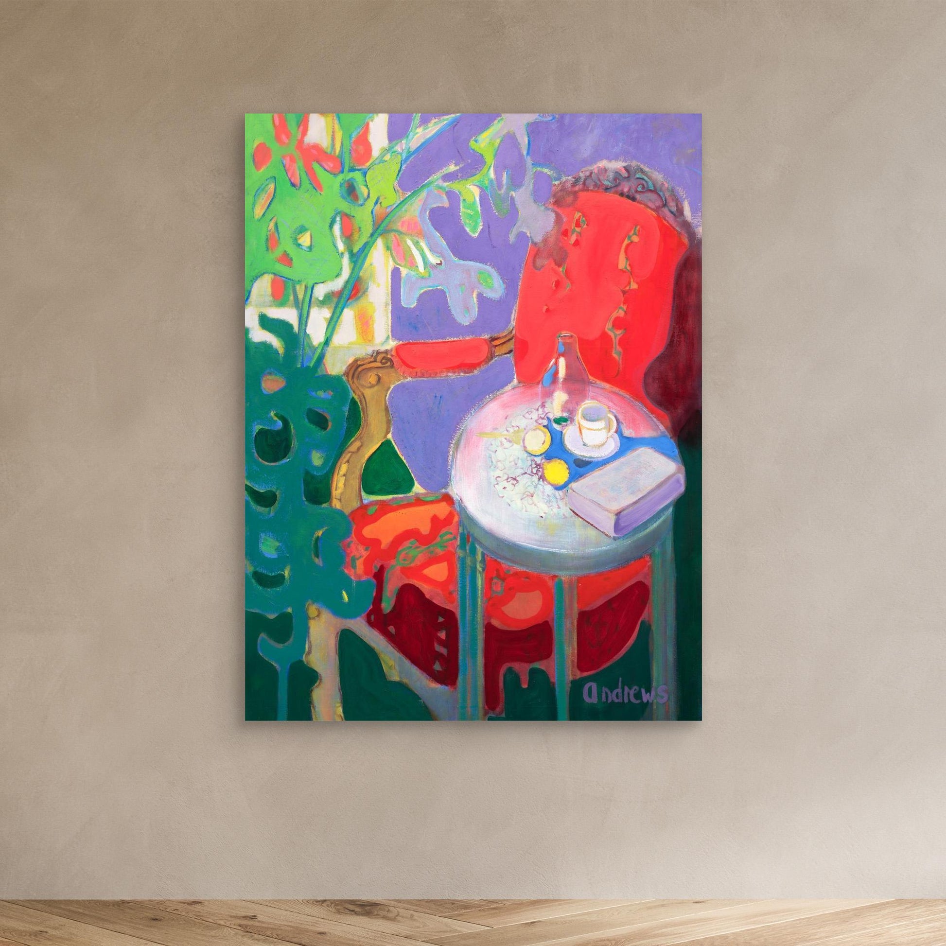 Red armchair - And - Art works